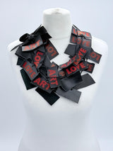 ART & LOVE Recycled leather necklace