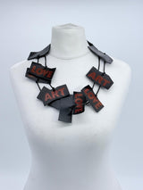 ART & LOVE Recycled leather necklace