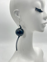 Handmade Statement Earrings – Recycled Ping Pong Ball Jewellery | Lightweight Boho Sustainable Design