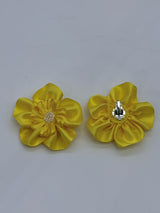 Handmade Poppy Clip-On Earrings – Sustainable Statement Floral Jewelry Gift for Her