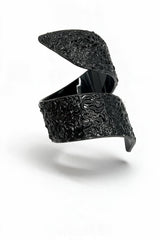 Golden Snake Statement Cuff – Recycled Water Pipe Jewelry