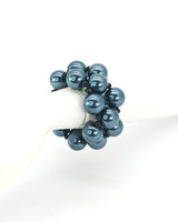 Classic Faux Pearl Statement Bracelet | Handmade Stretch Pearl Jewelry