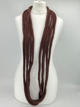 Handmade 5-Strand Woollen Scarf & Necklace for Autumn and winter style - Jianhui London