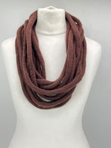 Handmade 5-Strand Woollen Scarf & Necklace for Autumn and winter style - Jianhui London
