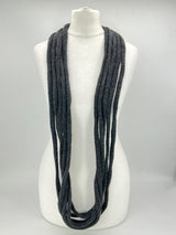 Handmade 5-Strand Woollen Scarf & Necklace for Autumn and winter style - Jianhui London