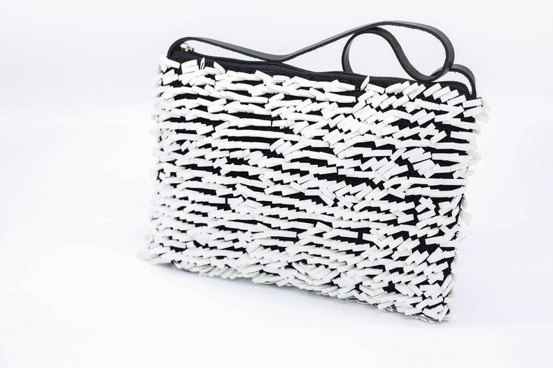Hand-crocheted Recycled Rubber Loop Bag - Jianhui London