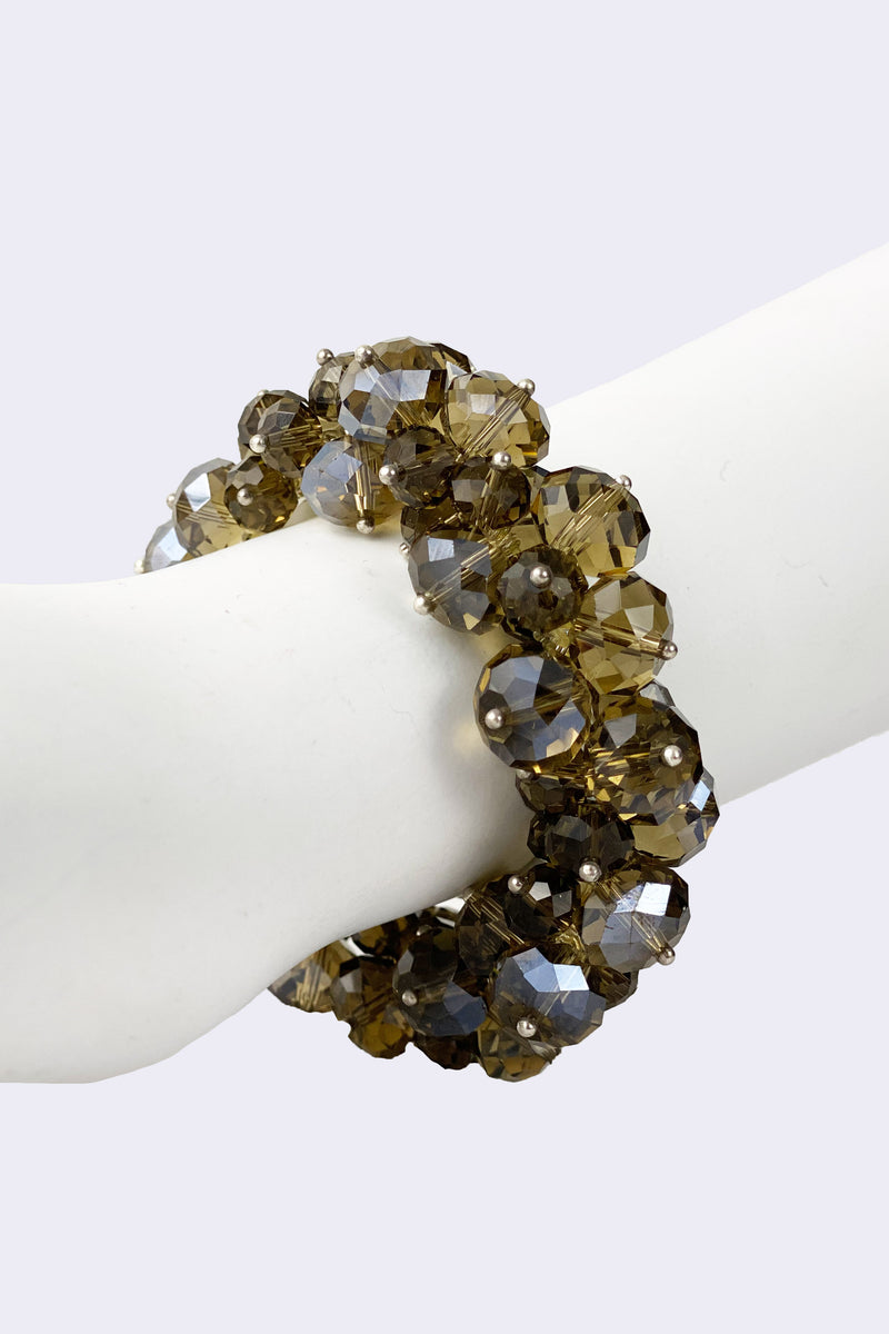 Diana Crystal Big Beads Bracelets - Jianhui London