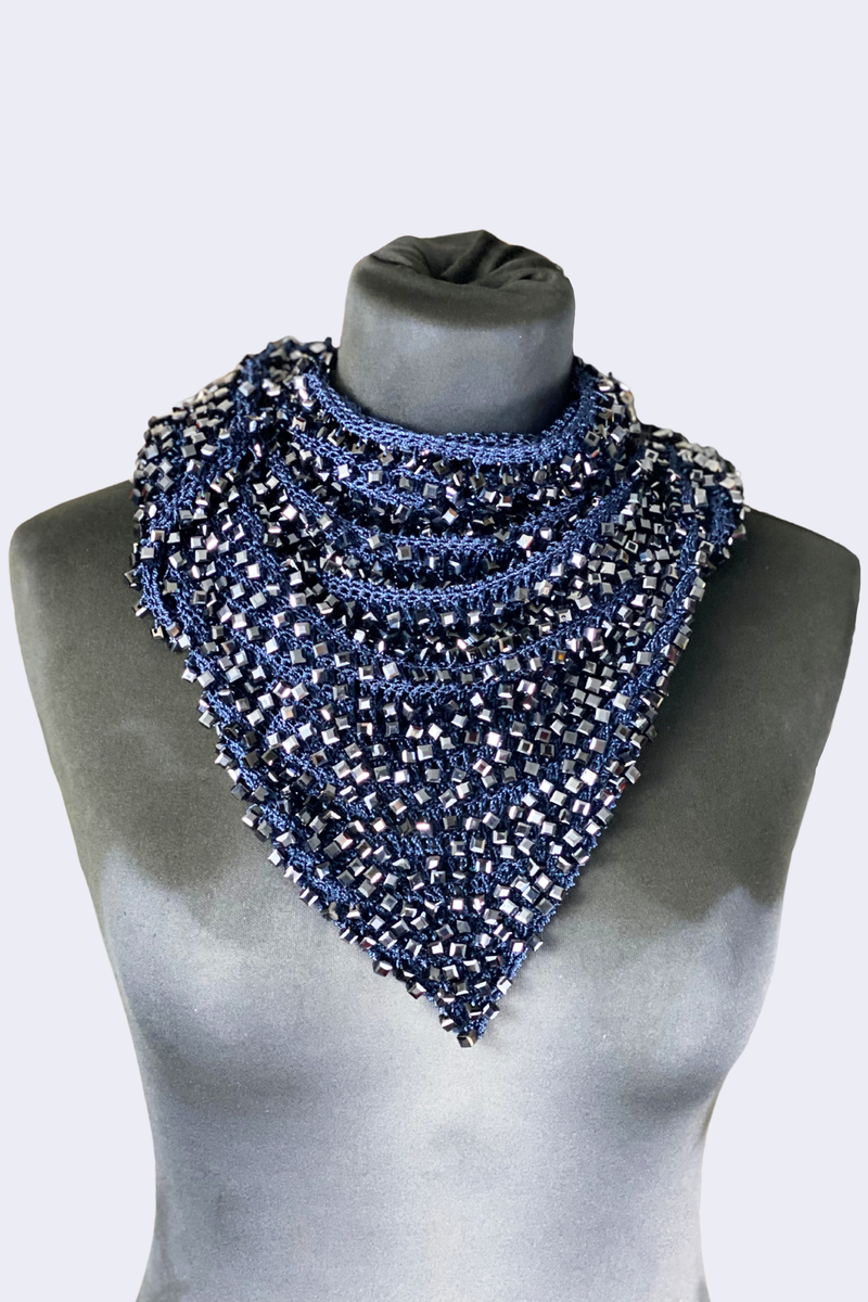Diana Triangular Crystal Scarves - Jianhui London