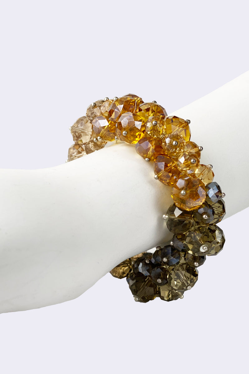 Diana Crystal Big Beads Bracelets - Jianhui London