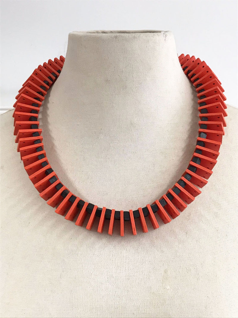 Shakespeare's Collar Small Squares Necklace - Short - Jianhui London