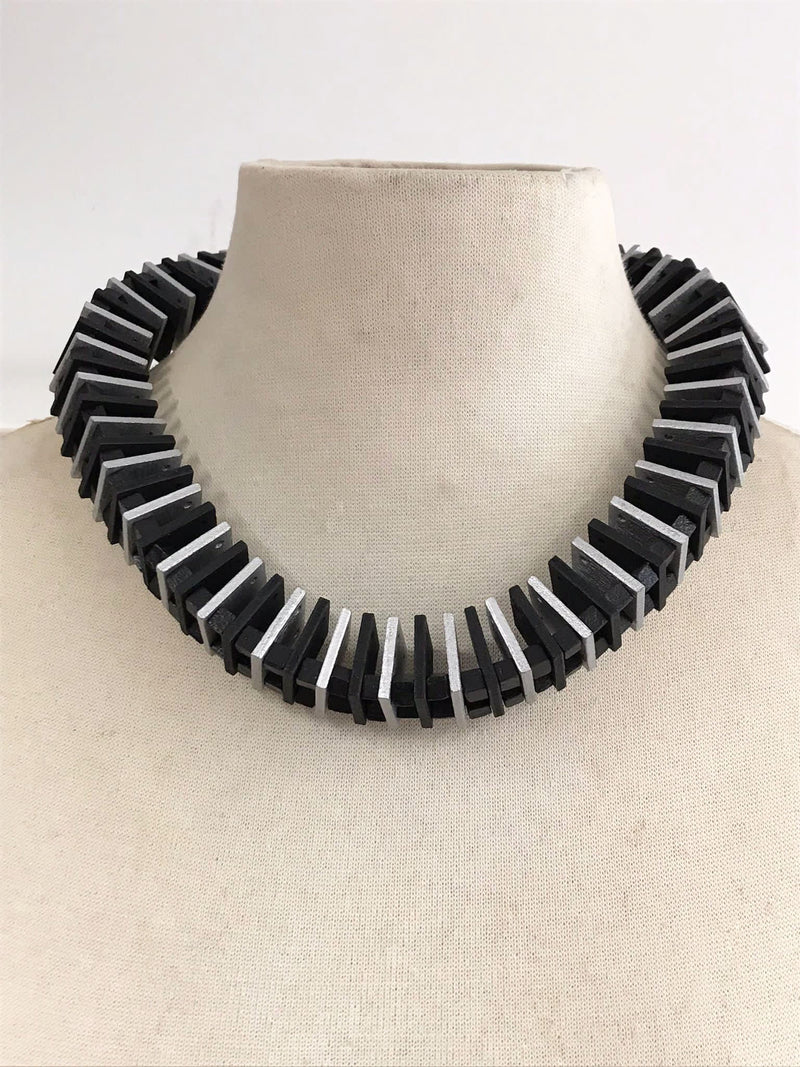 Shakespeare's Collar Small Squares Necklace - Short - Duo - Jianhui London