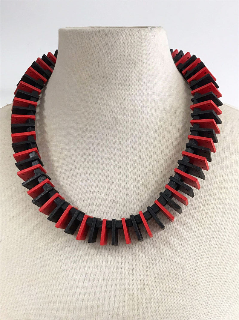 Shakespeare's Collar Small Squares Necklace - Short - Duo - Jianhui London