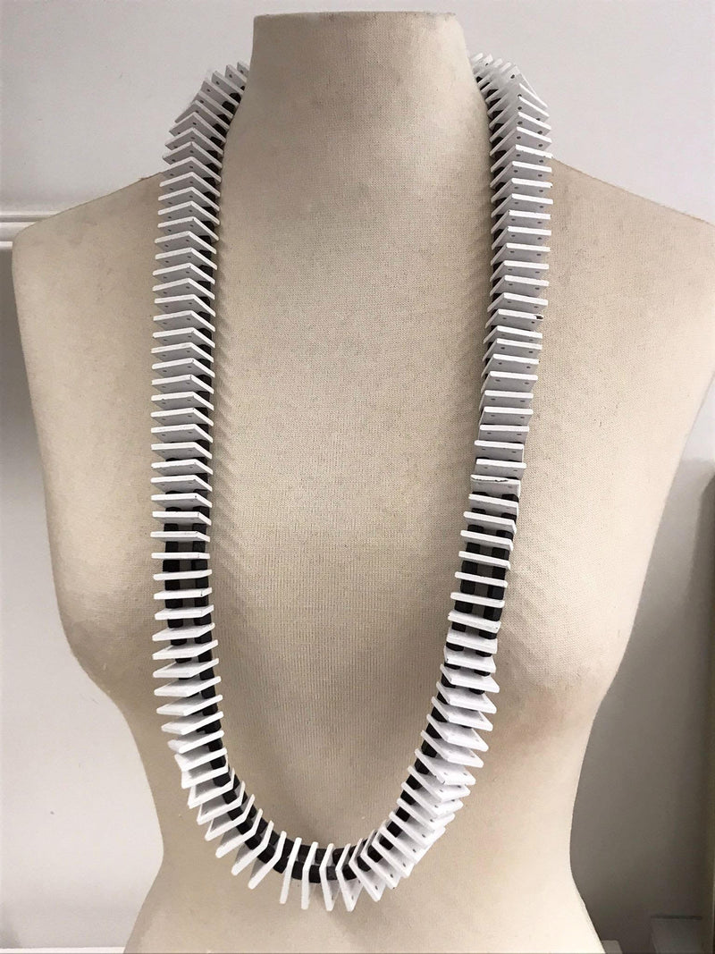 Shakespeare's Collar Small Squares Necklace - Long - Jianhui London
