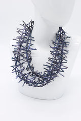 3 Strand Birds Nest Necklace - Hand-painted - Jianhui London