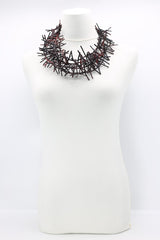 3 Strand Birds Nest Necklace - Hand-painted - Jianhui London