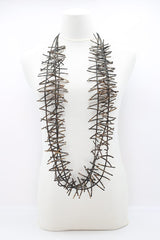3 Strand Birds Nest Necklace - Hand-painted - Jianhui London