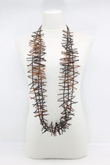 3 Strand Birds Nest Necklace - Hand-painted - Jianhui London