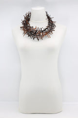3 Strand Birds Nest Necklace - Hand-painted - Jianhui London