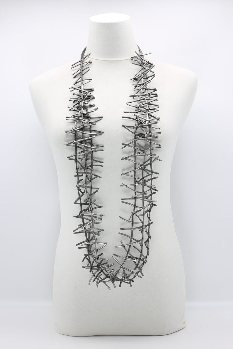 3 Strand Birds Nest Necklace - Hand-painted - Jianhui London