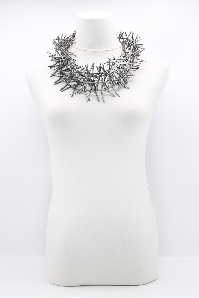 3 Strand Birds Nest Necklace - Hand-painted - Jianhui London