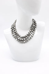 Faceted Wooden Beads Necklaces - Jianhui London