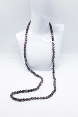 Faceted Wooden Beads Necklaces - Jianhui London
