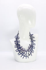 Recycled Leatherette Fir Necklaces - Hand painted - Jianhui London