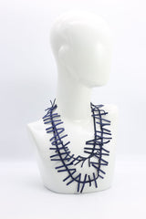 Recycled Leatherette Fir Necklaces - Hand painted - Jianhui London