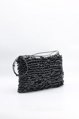Hand-crocheted Recycled Rubber Loop Bag - Jianhui London