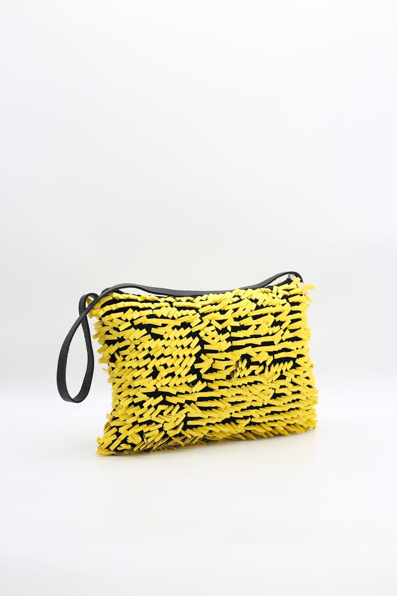 Hand-crocheted Recycled Rubber Loop Bag - Jianhui London