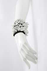 Recycled Rubber Loops Cuff Bracelet - Jianhui London