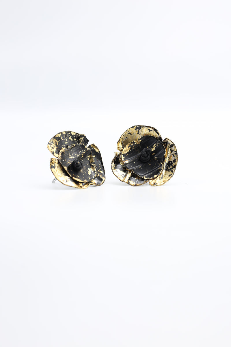 Aqua Poppy Earrings - Jianhui London