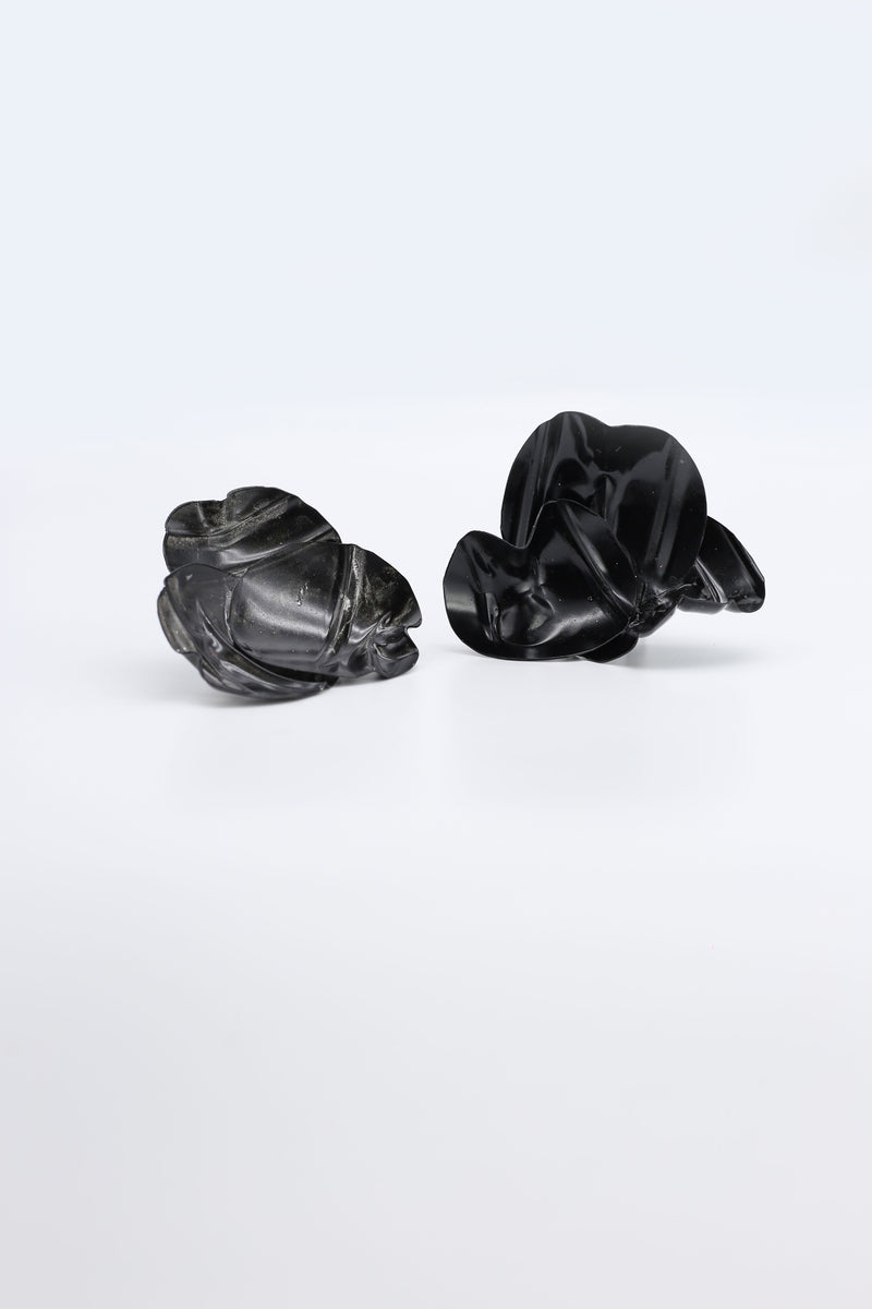 Big 3-Water Lily Leaf Earrings - Jianhui London