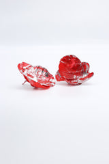 Big 3-Water Lily Leaf Earrings - Jianhui London
