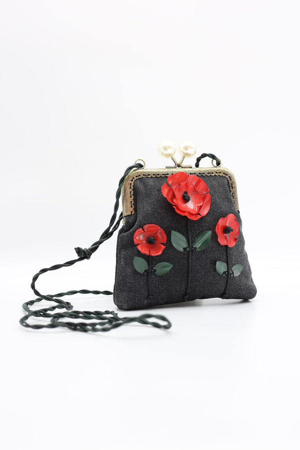 Hand made Cross Body Square Purse - Jianhui London