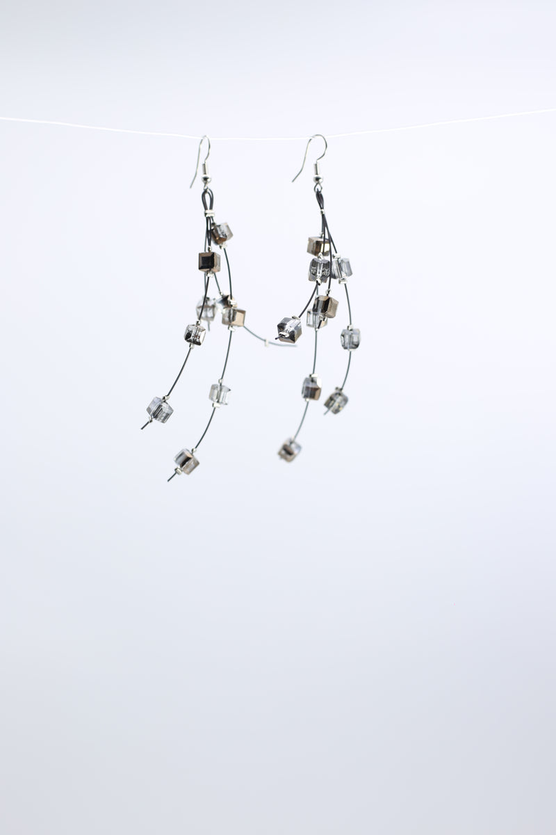 Diana Crystal Earrings - Jianhui London