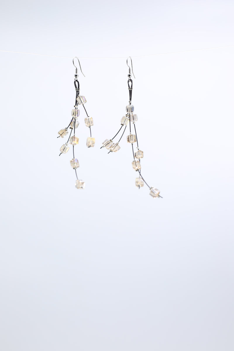 Diana Crystal Earrings - Jianhui London