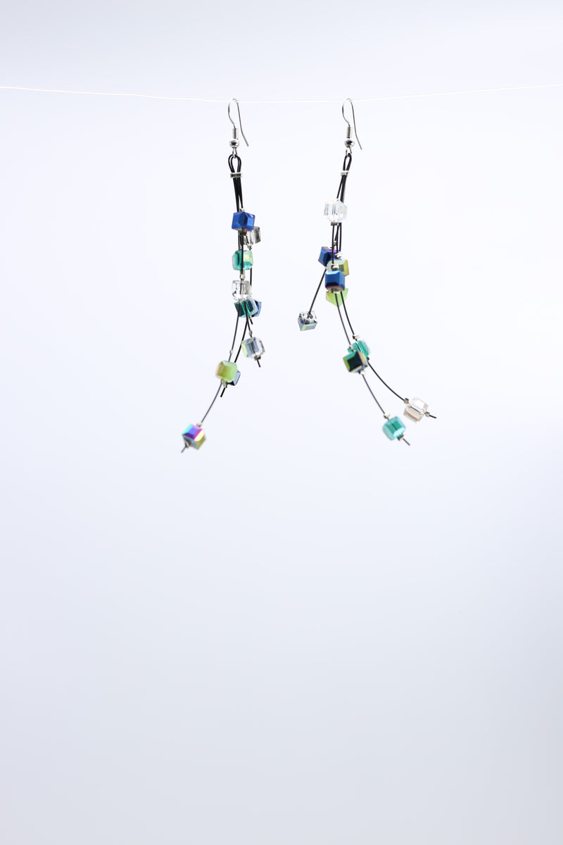 Diana Crystal Earrings - Jianhui London