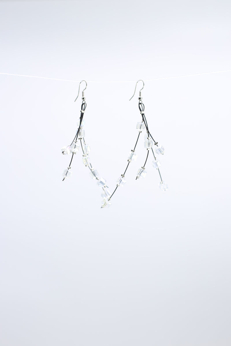 Diana Crystal Earrings - Jianhui London