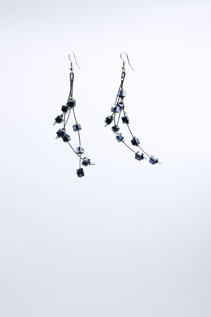 Diana Crystal Earrings - Jianhui London