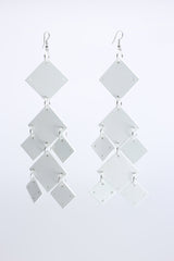 Squares Chandelier Earrings - Jianhui London