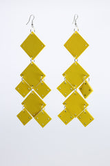 Squares Chandelier Earrings - Jianhui London