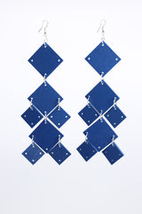 Squares Chandelier Earrings - Jianhui London