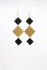 Squares Chandelier Earrings - Jianhui London