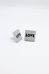 Clip on LOVE & HOPE Earrings - Jianhui London