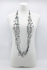 10-stand Crystal Knotted Necklaces - Jianhui London