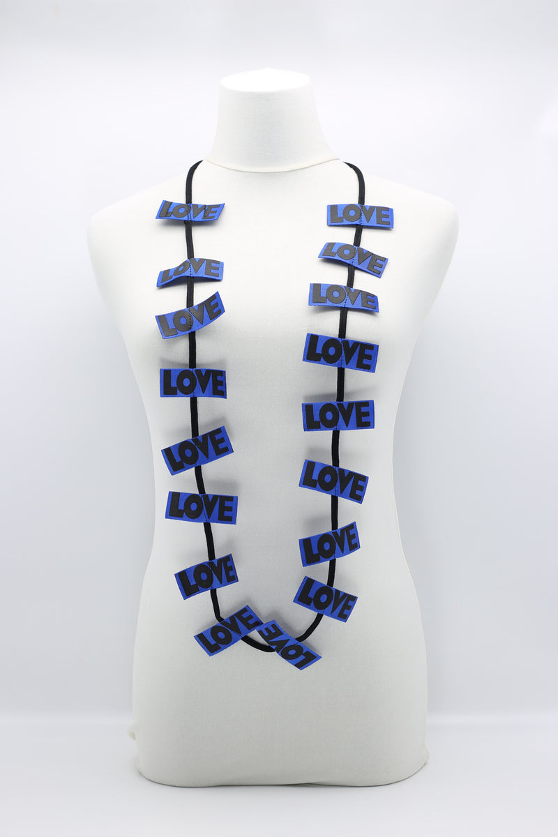 LOVE Ribbon Necklaces - Jianhui London