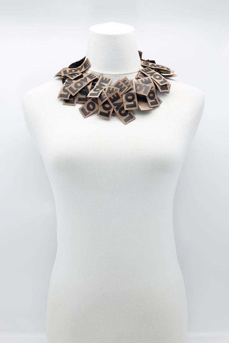 LOVE Ribbon Necklaces - Jianhui London