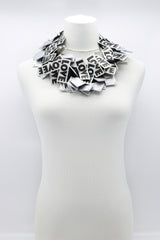 LOVE Ribbon & Squares Necklaces Set - Jianhui London