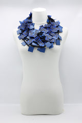 LOVE Ribbon & Squares Necklaces Set - Jianhui London